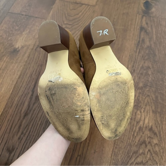 J Crew Vegan Suede Chelsea Ankle Bootie Slip On Stacked Wood Heel - Picture 8 of 9